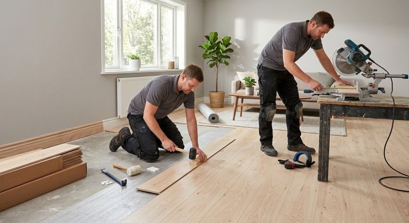 Laminate Floor Installation in Framingham, MA