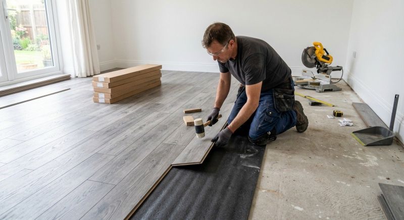 Laminate Floor Installation in Westborough, MA