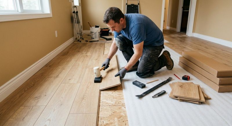 Laminate Floor Remodeling in Wrentham, MA