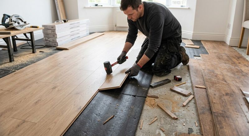 Laminate Floor Replacement in Braintree, MA
