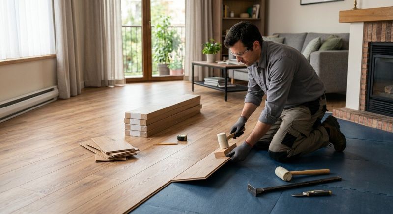 Laminate Floor Replacement in Chepachet, RI