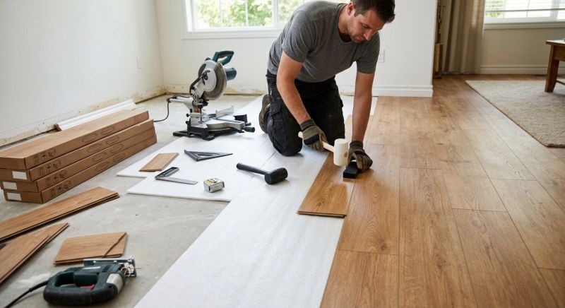 Laminate Floor Replacement in Douglas, MA