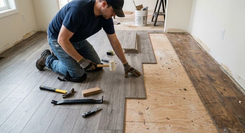 Laminate Floor Replacement in Framingham, MA