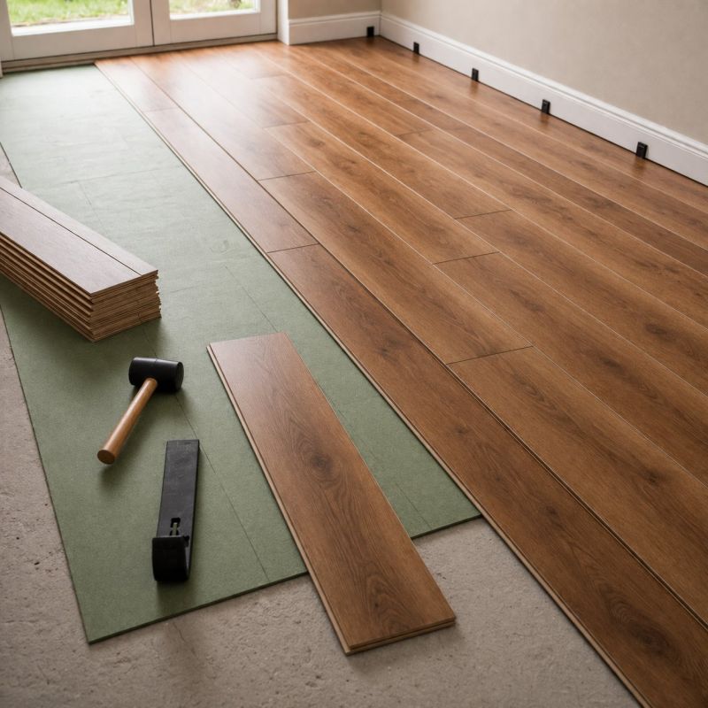 Laminate Floor Replacement in Johnston, RI