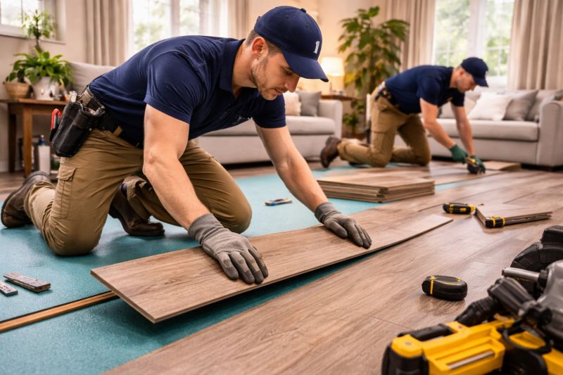 Laminate Floor Replacement in Medway, MA