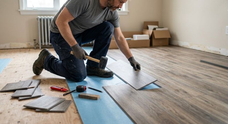 Linoleum Floor Installation in Medway, MA