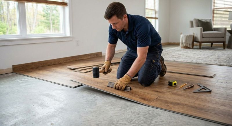 Luxury Vinyl Tile Installation in Boston, MA