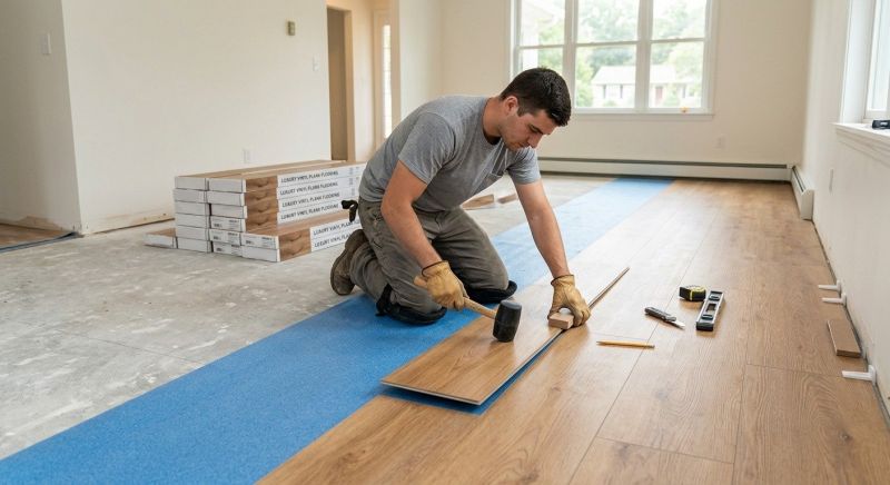 Lvt Flooring Installation in Pascoag, RI