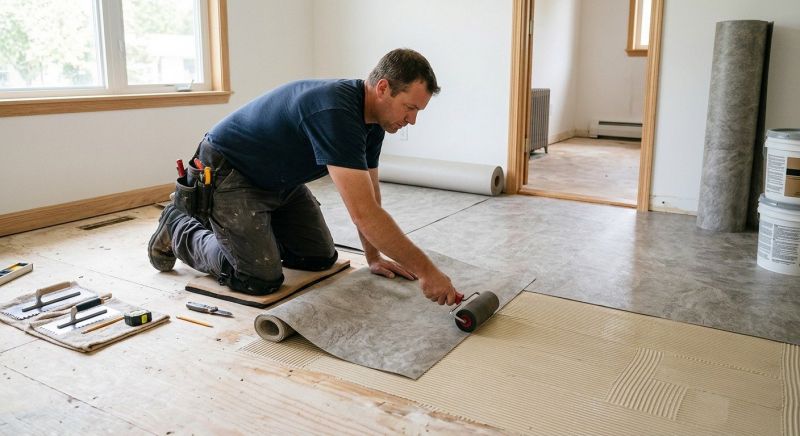 Sheet Flooring Installation in Oakland, RI