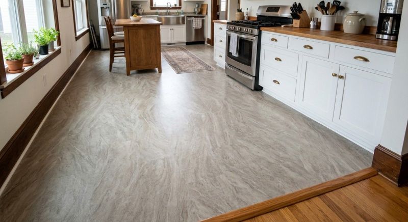 Sheet Linoleum Installation in Watertown, MA