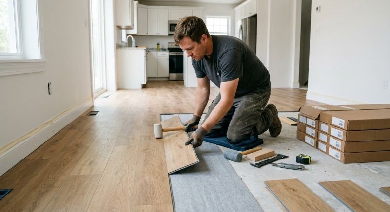 Vinyl Flooring Installation in Brockton, MA