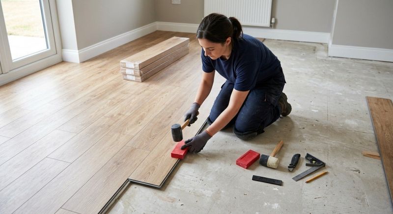 Vinyl Plank Floor Installation in Wrentham, MA