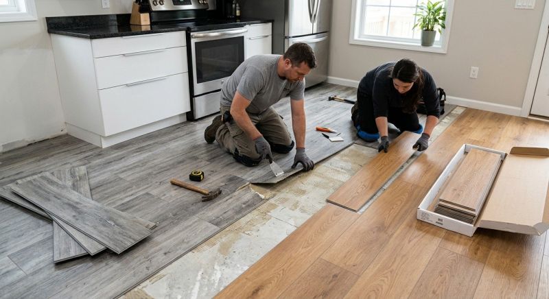 Vinyl Tile Installation in Wrentham, MA